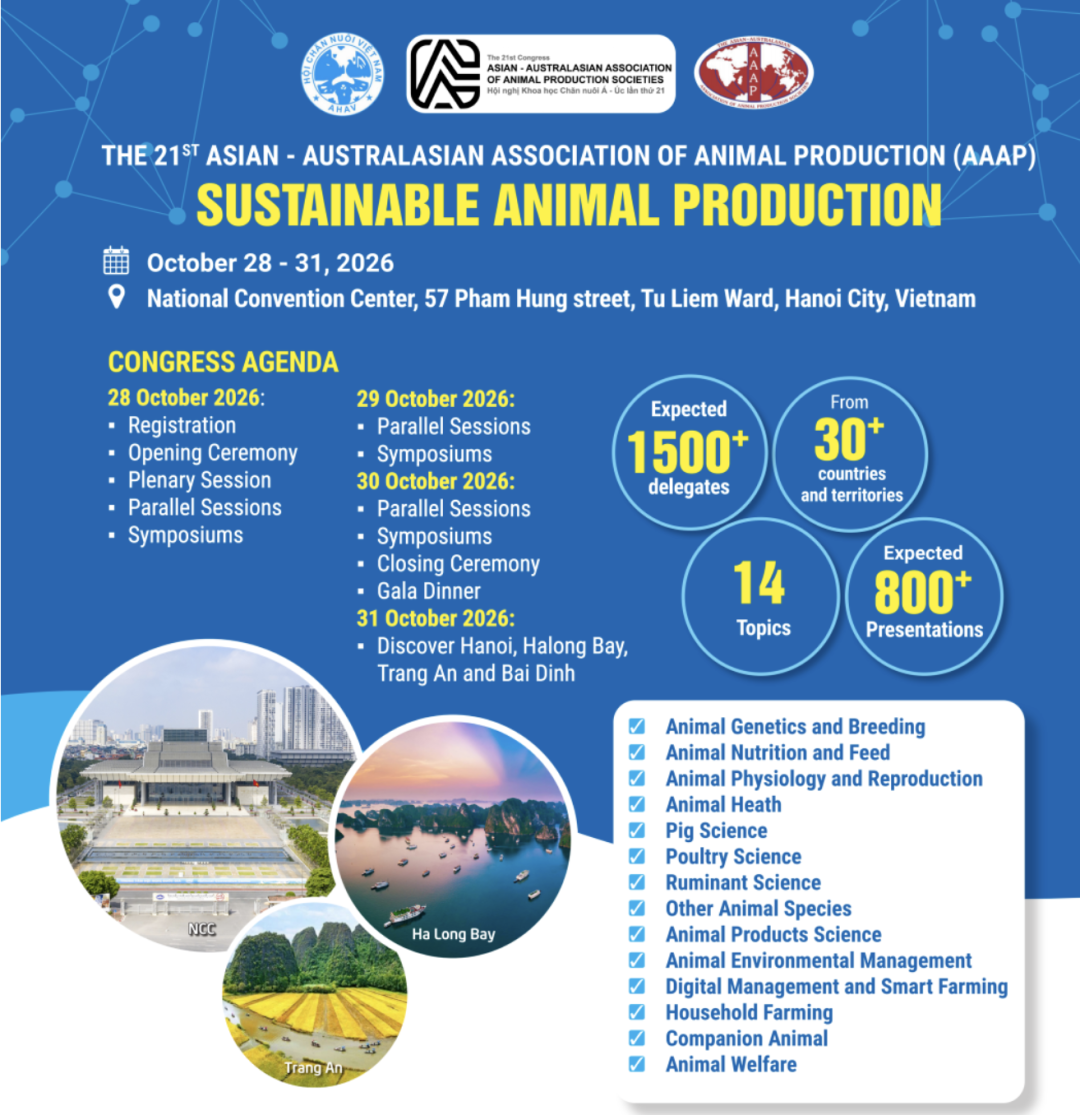 About AAAP 2026 Sustainable Animal Husbandry